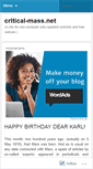 Mobile Screenshot of critical-mass.net